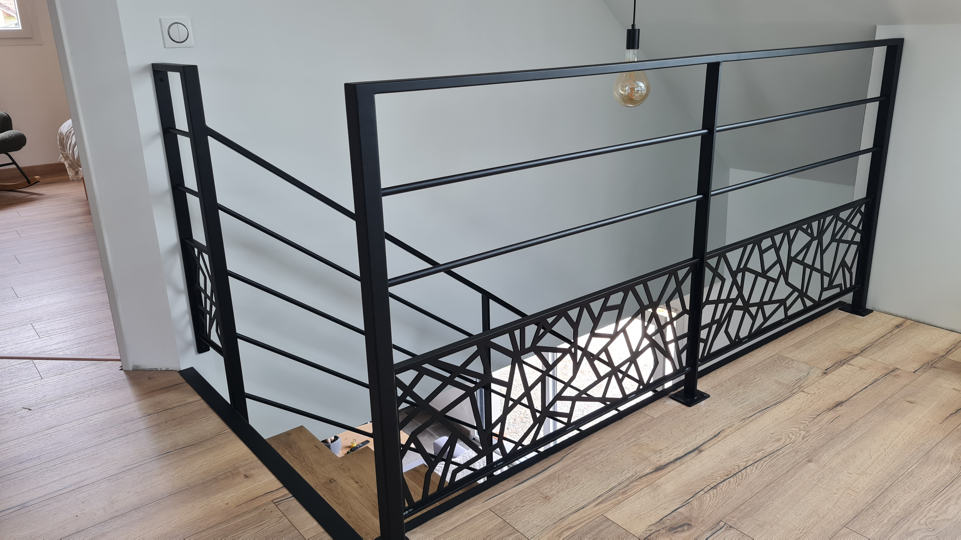 Garde-corps métallique sur mesure ALP'SERRURERIE MÉTALLERIE